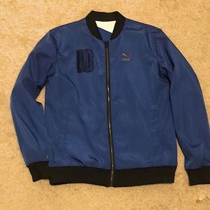 Reversible puma coat
